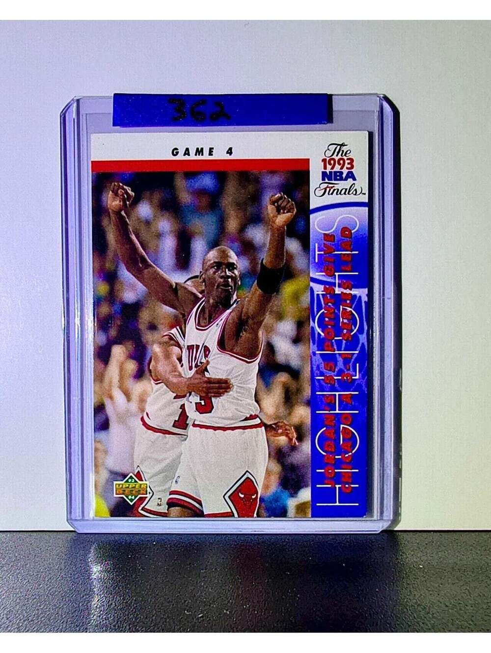 Michael Jordan 1993-94 Upper Deck NBA Finals #201 Basketball Card Chicago Bulls